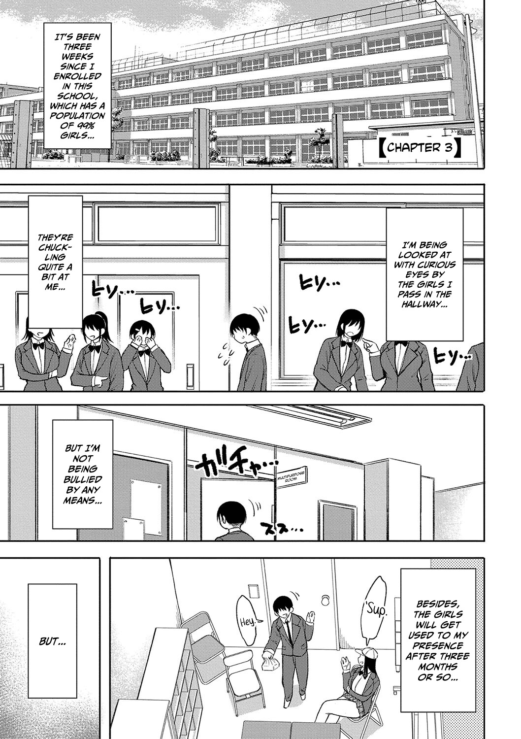 Hentai Manga Comic-When I Entered a Coeducational School This Year, I Was the Only Boy-Read-59